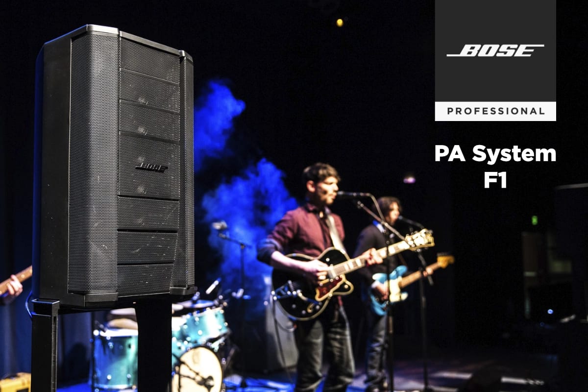 Bose Professional F1: Revoluce v pokrytí. Obsáhněte ideálně poslechový prostor.